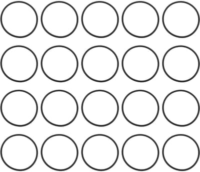 Cosensi- O-ringen 20 Stuks - Nitril Rubber - 110mm Buitendiameter - 100mm Binnendiameter - 5mm Breedte - Lekpreventie - Afdichtingen