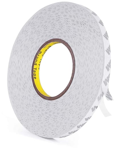 Dubbelzijdige Transparante Plakband, Sterke Dunne Hechtband, 50 m Lengte, 8 mm Breedte, 0.15 mm Dikte, Ideaal voor Scrapbooking en Creatieve Projecten