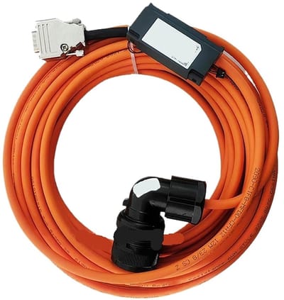 Signaalkabel Servomotor - Kabel Batterijbox - Industriële Aansturing - Met Batterijbox - 50 g - Zwart