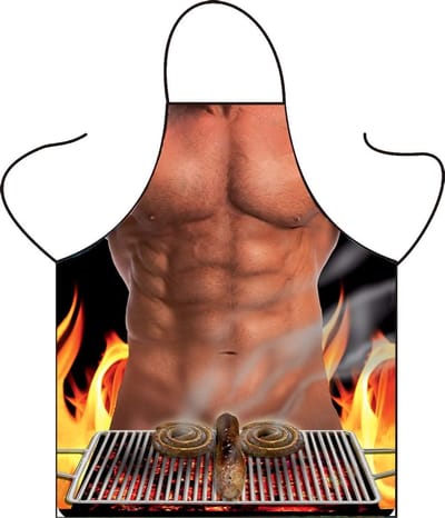 Oneay Grappig BBQ Schort voor Mannen en Vrouwen – Keukenschort voor Koken en Barbecueën, Humoristisch Grillschort, Origineel Cadeau voor Vaderdag, Verjaardag of Feest