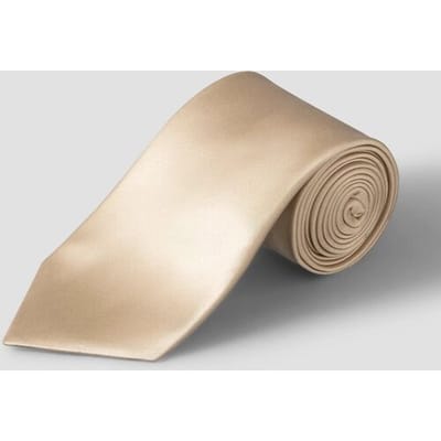 Eton Das Uni Color Silk Satin Beige / male