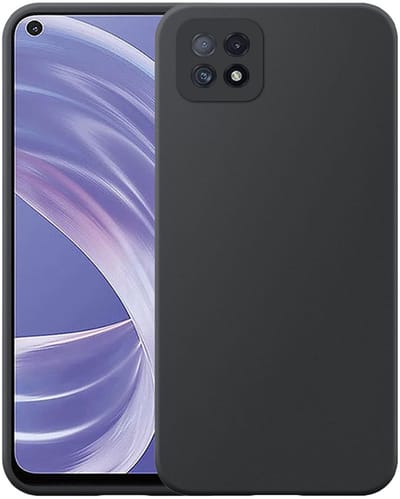 Geschikt voor Oppo A53 5G / A72 5G / A73 5G Telefoonhoesje Zwart Flexibel Siliconen TPU hoesje - Flexible Back Cover Case Siliconen TPU - Zwart - Smartphonica geschikt voor Oppo A53 5G;Oppo A72 5G;Oppo A73 5G