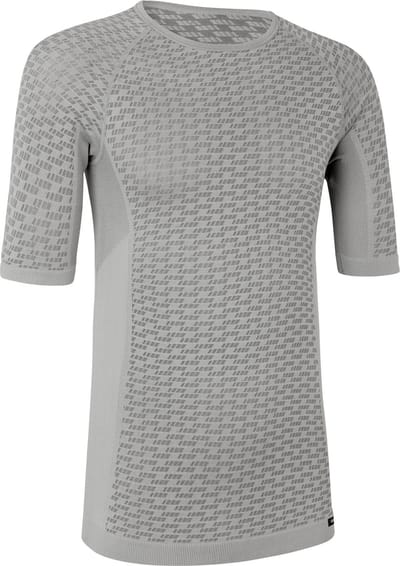 GripGrab - Expert Seamless Korte Mouw Zomer Fiets Base Layer Zweethemd - Grijs - Unisex - Maat XL/XXL