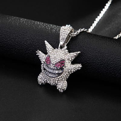 Populaire Europese en Amerikaanse Gepersonaliseerde Grappige Kettingen Huisdier Sprite Heren- en Dameskettingen en Accessoires black