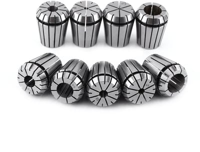 Dailygoody - ER32 collet set - clamping device - Premium spring steel - 9-delige set - Houtsnijmachine - 2-20mm