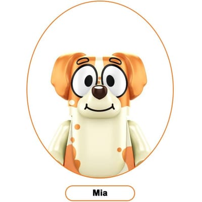Bluey et Bingo Poupées Jouets Série Coco Mackenzie Mia Rad Mignon Mini Particules Assemblées Personnage Anime Jouet Enfant Cadeau