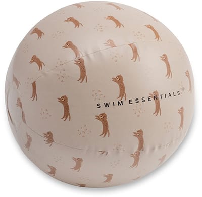 SWIM ESSENTIALS Strandbal - Luipaard Bruin - Voor Allerlei Activiteiten - Ø 51 Cm - 3 Jaar