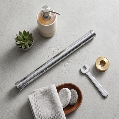 Gegalvaniseerde Douche Verlengarm van 25mm in Koper, Slijtvast en Stijlvol voor Badkamer Accessoires met 3/4in Interne Draad
