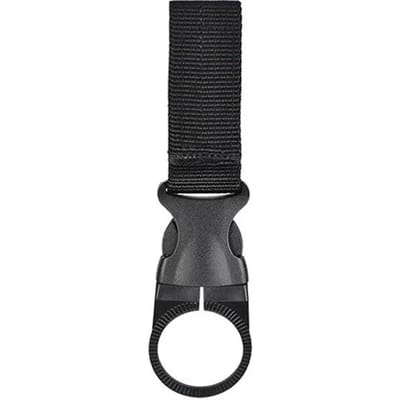 Webbing Gesp Haak Waterfleshouder Clip Buiten Militair Nylon EDC Klim Karabijnhaak Riem Rugzak Hanger Kamp black