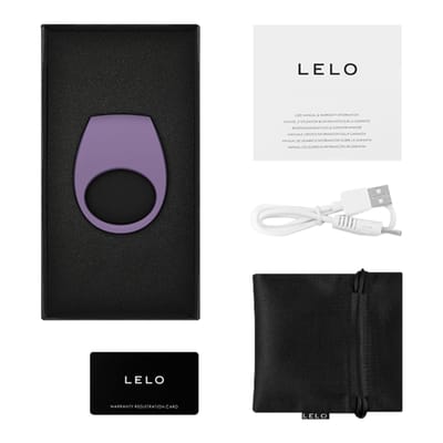 LELO TOR 3 – Vibrerende Ring – App-Gestuurd – 8 Genotsinstellingen – Violet Dusk