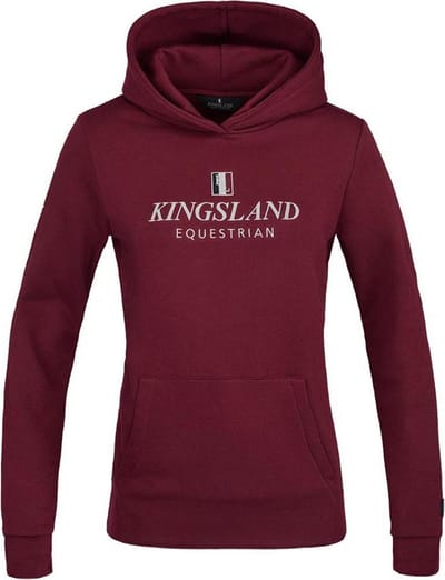 Kingsland Hoodie Classic Unisex Donkerrood - Donkerrood - s