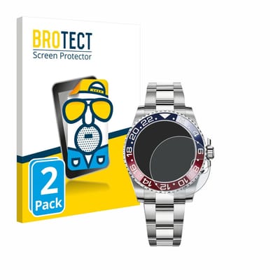 BROTECT - Screenprotector voor Rolex GMT-Master II - Folie Beschermfolie matte 2 Stuks