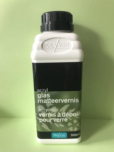Polyvine - Glas Matteer Vernis-  500 ML