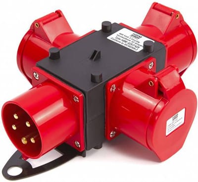 HBM 400 Volt 3 Voudig Verdeelblok 16 Ampère