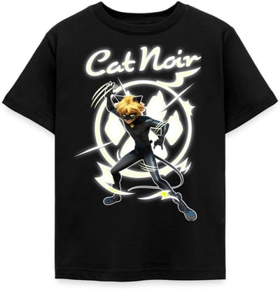 Miraculous Cat Noir Adrien Superheld T-Shirt Kinderen
