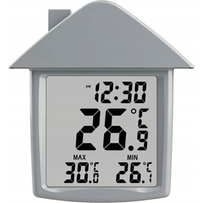 Terdens TER3854 Serie - Raamthermometer - Transparent - Nauwkeurige Meting - Weerbestendig