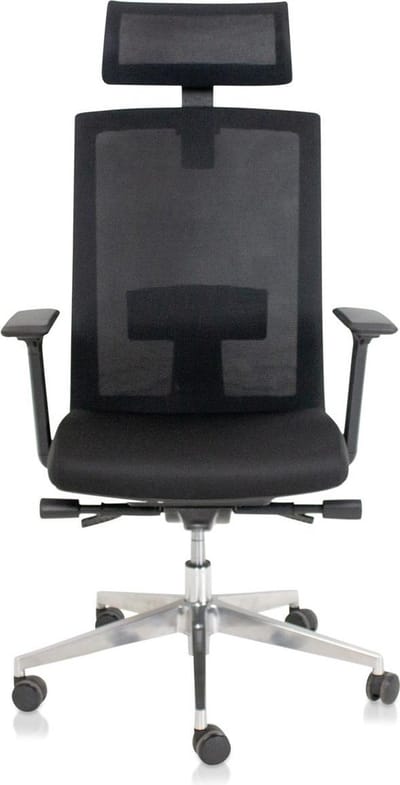 MRC PRO HIGH Ergonomische bureaustoel - Donati mechaniek - harde wielen - ARBO verantwoord