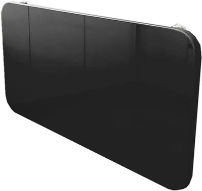 Wandmontage Tafel - Opvouwbare Werkbank - Ruimtebesparend Werken - Met Druppelblad en Plank - 70x50 cm - Zwart