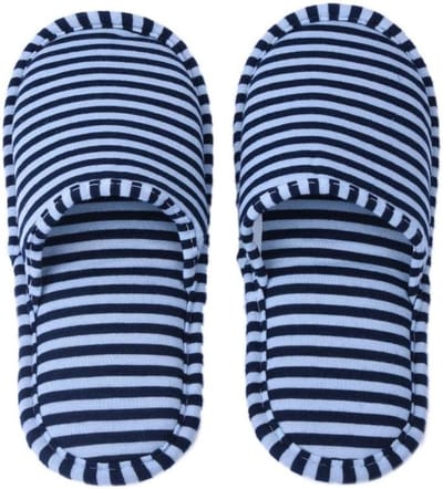 Draagbare Vouwbare Katoenen Slippers voor Thuis en Reizen - Antislip, Herbruikbaar en Comfortabel