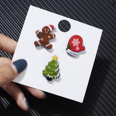 3 stuks /Set Vrolijk Kerstmis Broches Kerstsokken Kerstboom Eland Emaille Badge Kleine Broche Dames Mode Party Sieraden Cadeaus