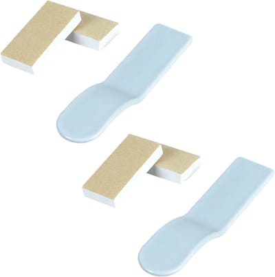 Toiletbril Lifter - Handvat WC Deksel - Hygiënisch Gebruik - Zelfklevend Gemak - 12 cm Lengte - Blauw
