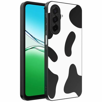Geschikt voor Oppo A5 Telefoonhoesje met Koeienvlekken Opdruk - TPU Backcover Case With Cow Patches Design - Smartphonica geschikt voor Oppo A5
