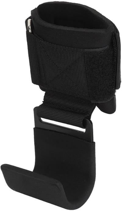 Cosensi - Dailygoods - Gewichthefhaken - Polsband Voor Gewichtheffen - Antislip Gecoate Handgreepsteun - Heavy-duty Powerliftband - Voor Deadlift - Ideaal voor