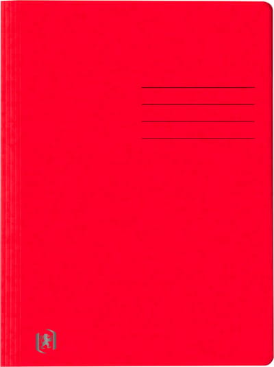 Oxford 400116211 map Karton Rood A4