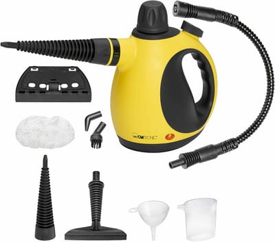 Handstoomreiniger – 3,5 Bar – Draagbare Stoomreiniger – 250 ml Tank – 1050W – 9 Accessoires