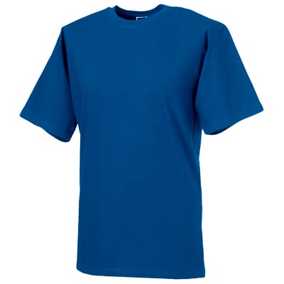 Russell Europa Heren Klassiek Zwaargewicht Ringspun Korte Mouwen T-Shirt (Helder Koninklijk)