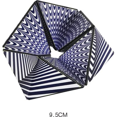 Cube Magique Géométrie Stéréo 3D Illimité Polyvalent Outil de Décompression Explosive Jouets Puzzle pour Enfants Soulagement du Stress au Bureau gray