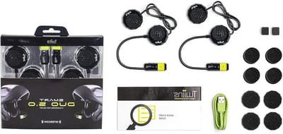 Motorfiets Intercom Set - Communicatie Systeem - Veilig Rijden - Bluetooth 5.0 Connectiviteit - 2 Stuks - Zwart