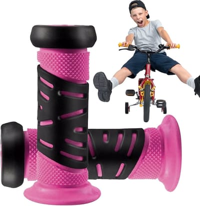 Comfortabele Antislip Fietshandgrepen van Rubber voor Kinderen en Vouwfietsen (2 Stuks)