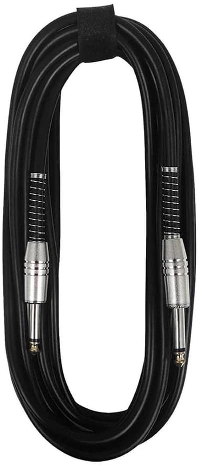 Gitaarkabel - Audiokabel Instrumentenkabel - Muziek Maken - Ruisonderdrukking - 5 Meter - Zwart
