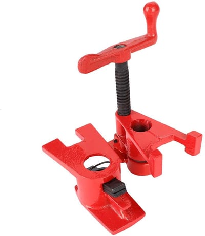 Allecto - Pijpklemmen - Houtbewerking Klem Set - Rood - Ergonomisch Ontwerp - Voor 26,5 mm Schroefdraadbuis - Houtbewerking Gereedschap - Geschikt ...