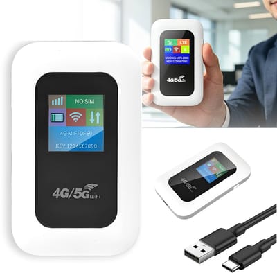 4G LTE Mobiele WiFi-Router - Draagbare WIiFi-Hotspot - WiFi-Hotspotapparaat - MiFi Router - Met SIM-Kaartsleuf - Ondersteuning Voor 10 Gebruikers
