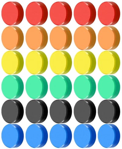 Dailygoods- Koelkastmagneten 30 stuks - Sterke magneten - Decoratieve