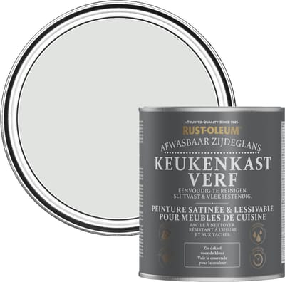 Rust-Oleum Grijs Keukenkastverf Zijdeglans - Bibliotheek Grijs 750ml