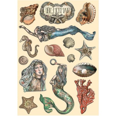 Lasercut motief "Songs of the Sea - Zeemeermin"