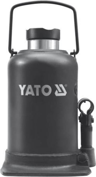 Yato Potkrik - Hydraulisch - 15T - Voetplaat 140 x 142 mm - Zwart