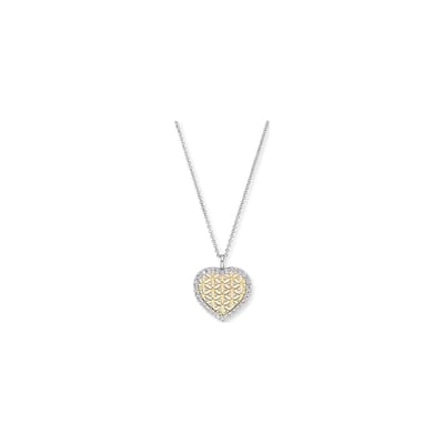 Engelsrufer Dames Ketting 925 sterling zilveren Zirkonia One Size Goud 32015507