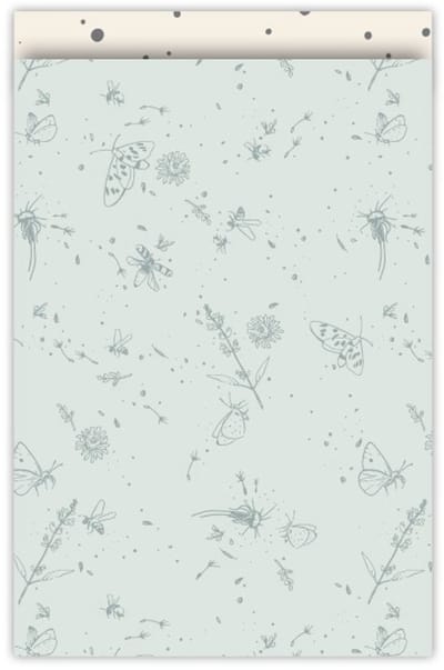 25x Cadeauzakje Flying Fortune Mint 17x25cm