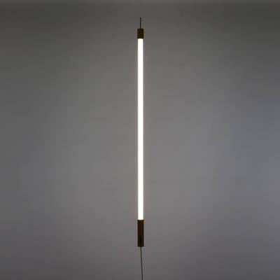 SELETTI LED lamp Linea, wit, houten details, universeel