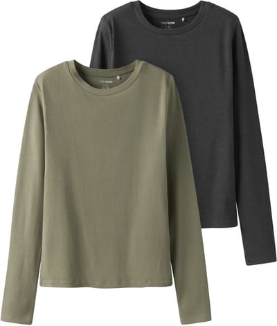 NAME IT - TKFRIX 2P LS SHORT TOP NOOS - Meisjes - Blouses