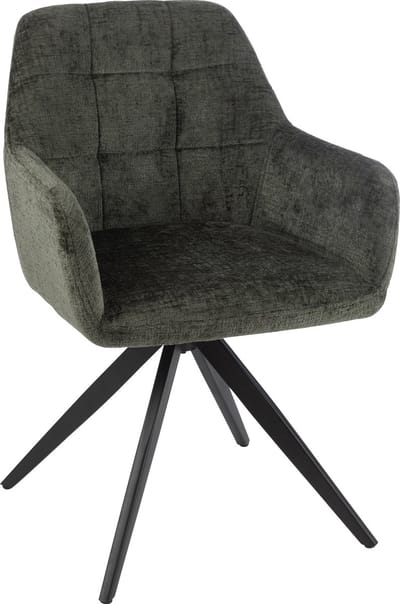 J-Line stoel Louna - ijzer/acryl - groen