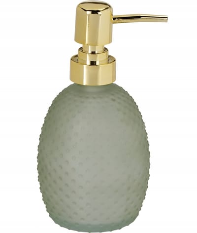 Koopman - Handzeepdispenser - 350ml - Mix van Kleuren - Transparant Glas