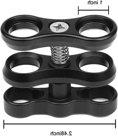 4 Stuks 1 Inch Aluminium Bal Klem Bevestiging voor Onderwater Duiklicht Armen en Fotografie Accessoires