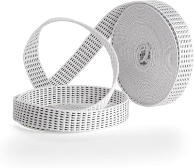 Rolluikband - Jaloezieband Raamband - Rolluiken Bediening - UV-bestendig Slijtvast - 18 mm - Wit