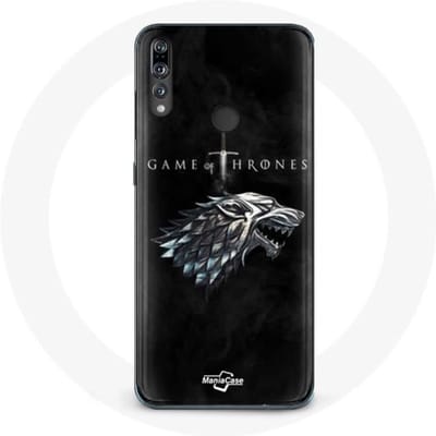 Coque pour Huawei P30 Lite Game of Thrones Saison 8 Le Trône de Fer La maison Stark Logo L'hiver arr
