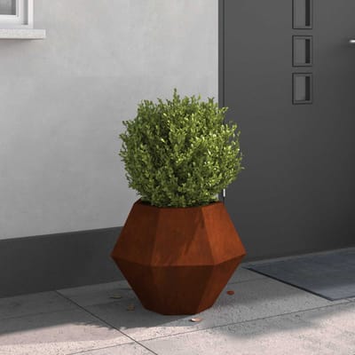 vidaXL Plantenbak Roestkleurig 50 x 50 x 40 cm weervast staal